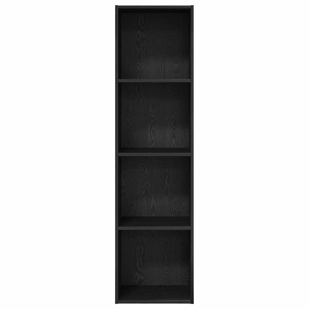 Bogreol Sort eg 40 x 30 x 152 cm Konstrueret træ