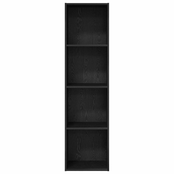 Bogreol Sort eg 40 x 30 x 152 cm Konstrueret træ