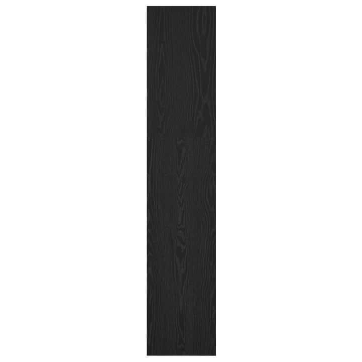 Bogreol Sort eg 40 x 30 x 152 cm Konstrueret træ