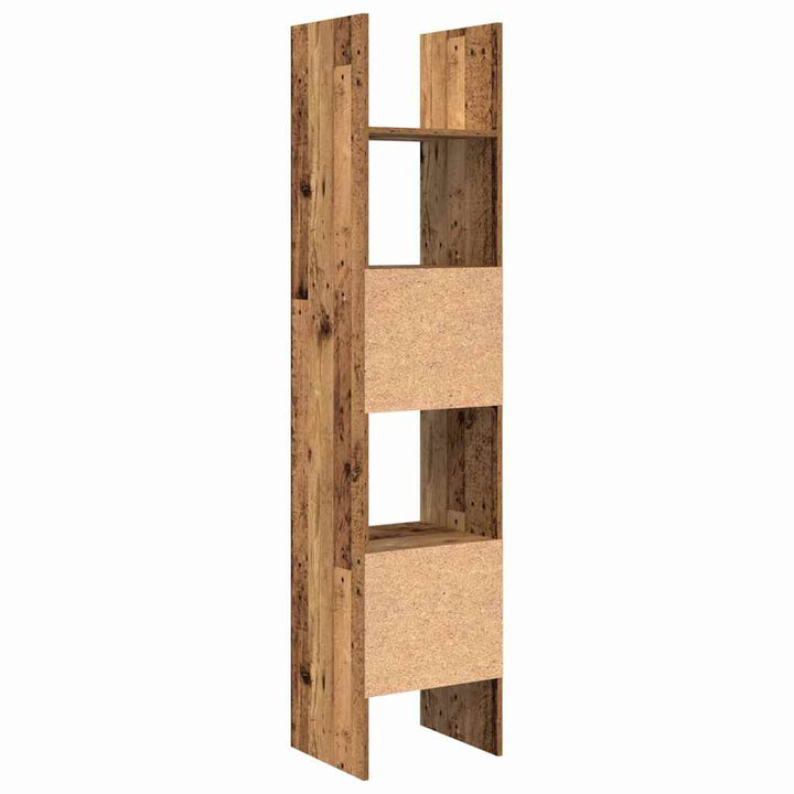 Bogskab Gammelt træ 40 x 35 x 180 cm Konstrueret træ