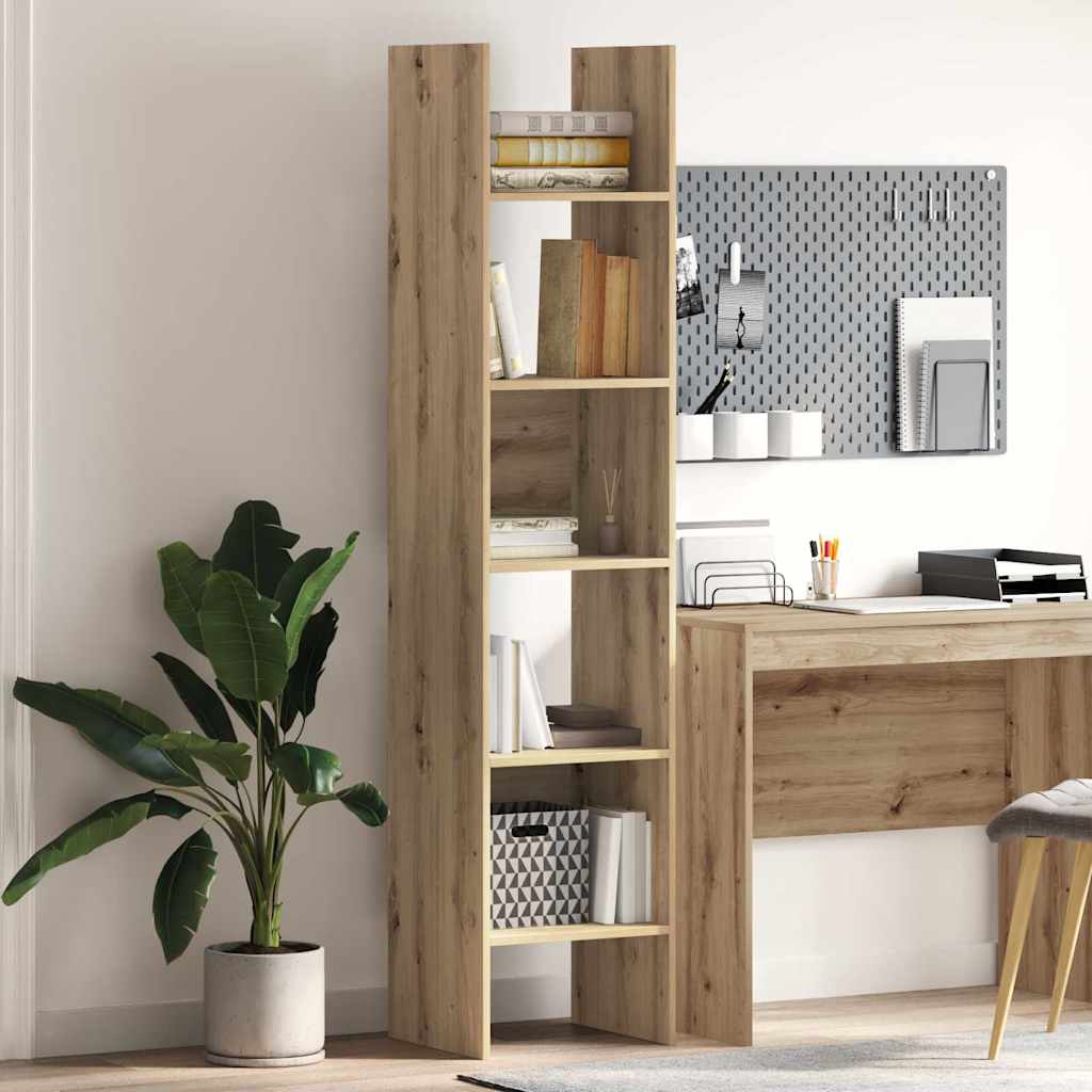 Bogskab Artisan Egetræ 40 x 35 x 180 cm Konstrueret træ
