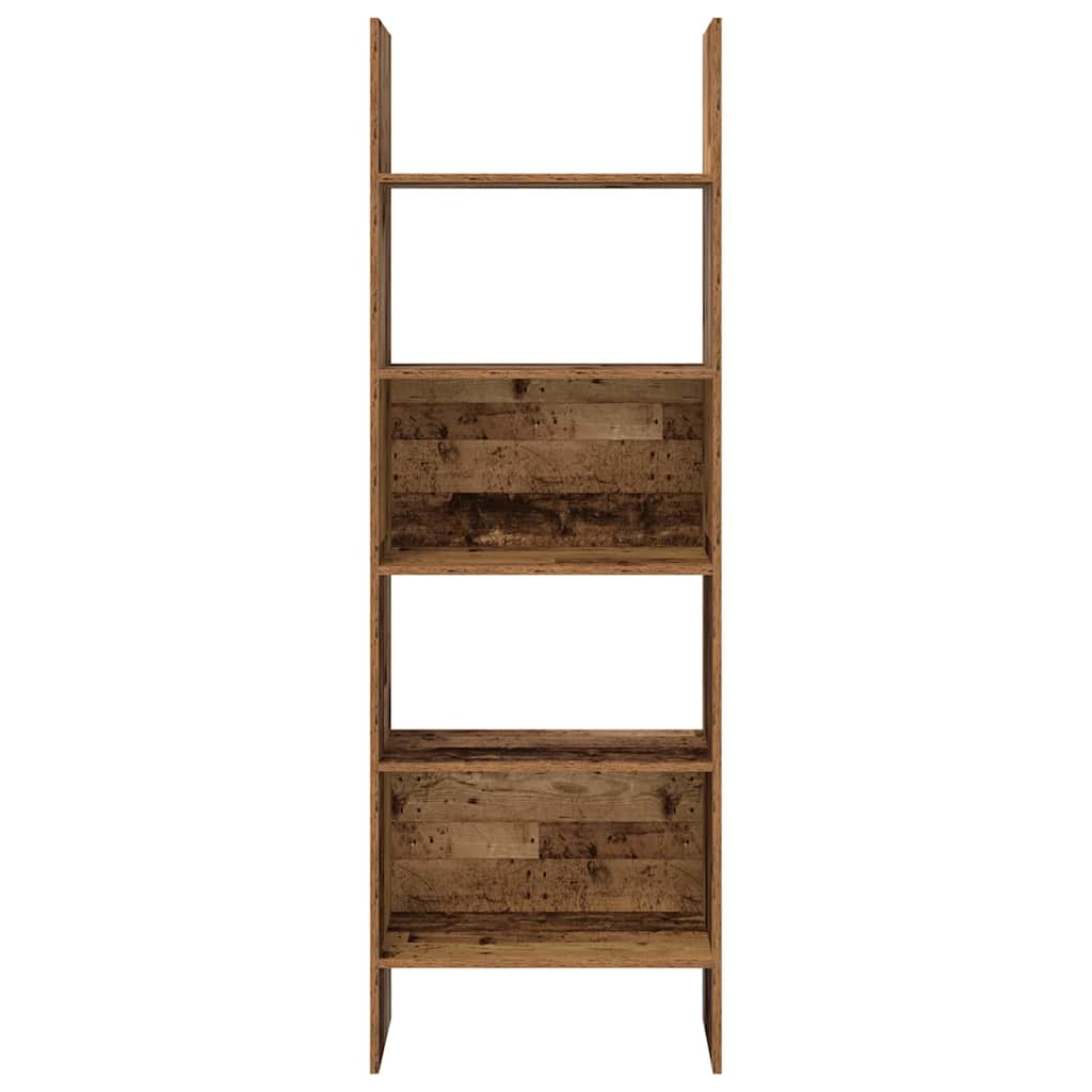 Bogskab Gammelt træ 60 x 35 x 180 cm Konstrueret træ