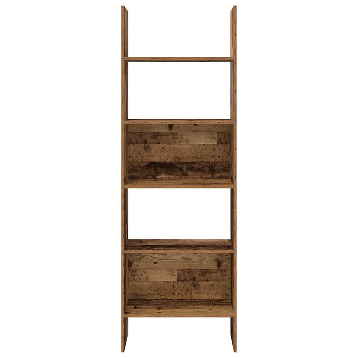 Bogskab Gammelt træ 60 x 35 x 180 cm Konstrueret træ
