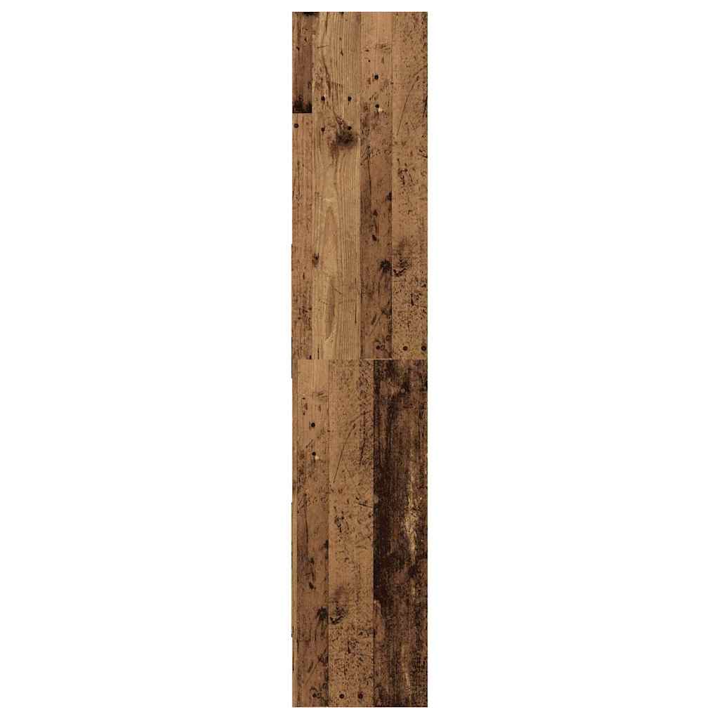 Bogskab Gammelt træ 60 x 35 x 180 cm Konstrueret træ