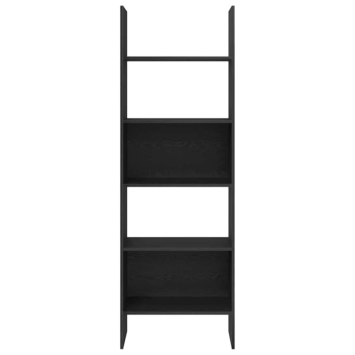 Bogskab Sort eg 60 x 35 x 180 cm Konstrueret træ