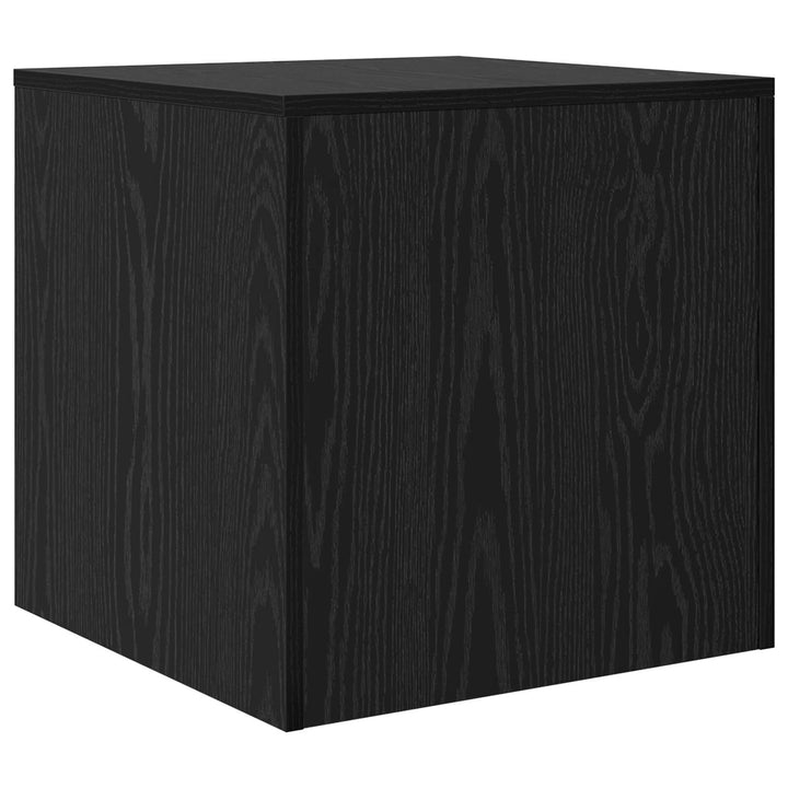 Sofabord 3 pcs Sort eg Konstrueret træ