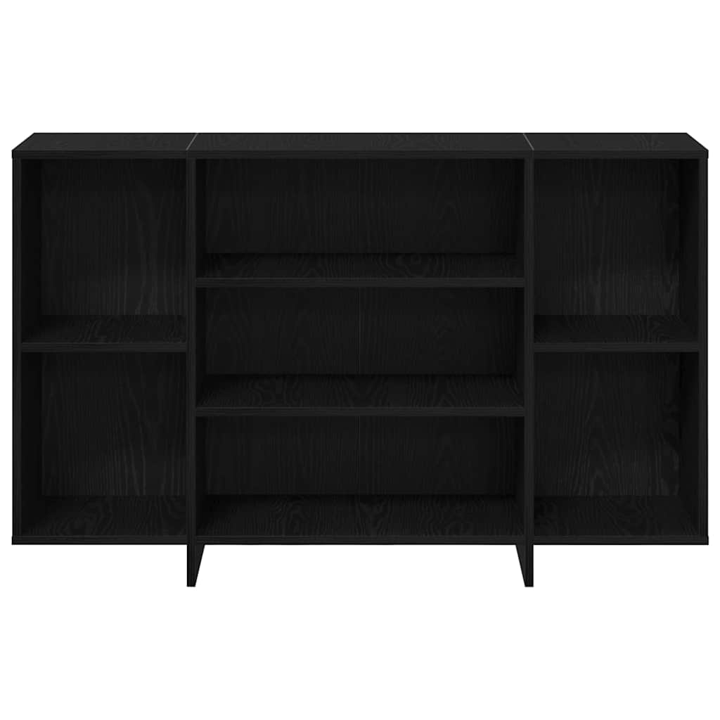 Sideboard Sort eg 120 x 30 x 75 cm Konstrueret træ
