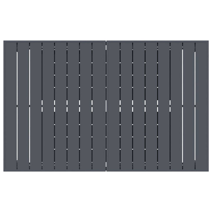 Udendørs middagsbord Foldbar Antracit 210 x 90 x 73 cm Stål