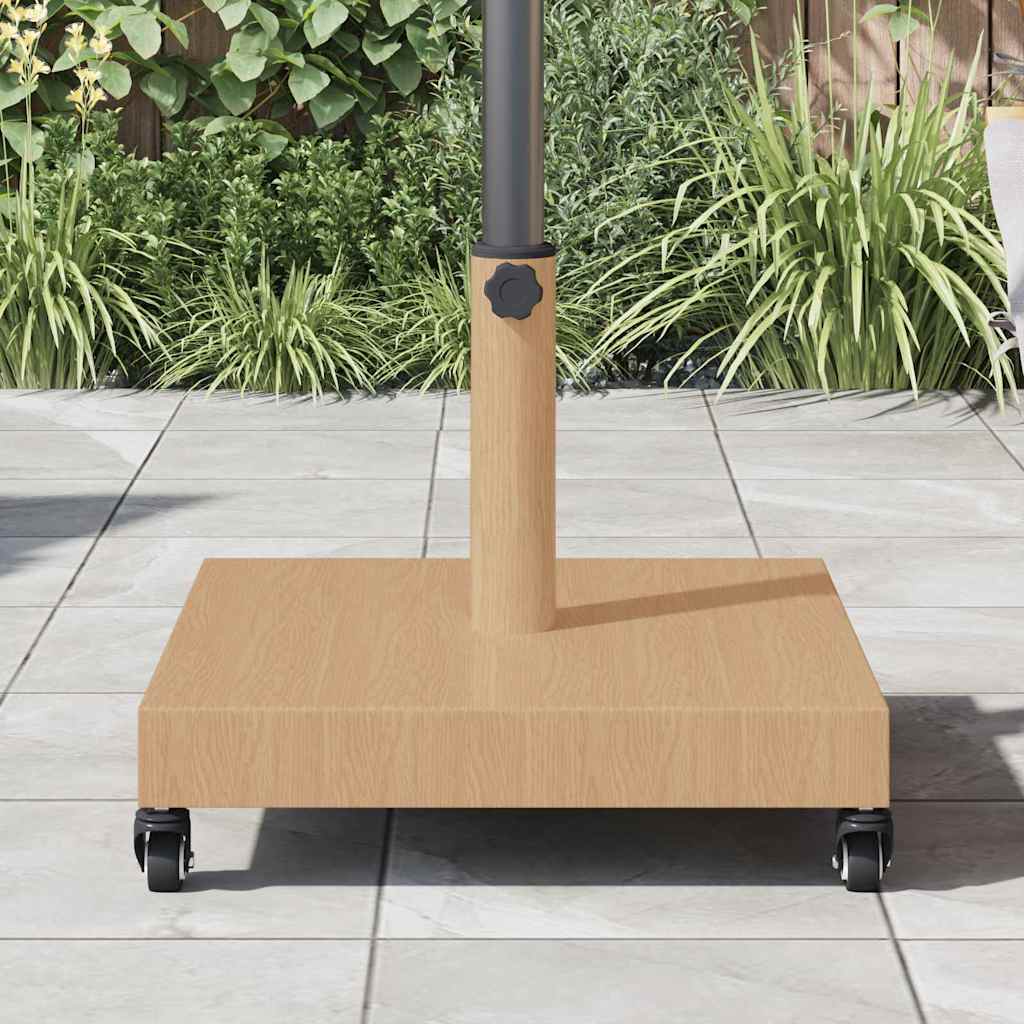 Parasolfod Lys Træ 45 x 45 x 31,5 cm