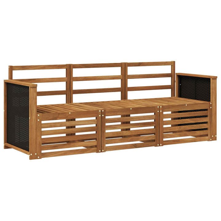 Sofasæt 3 pcs Massivt Akacietræ