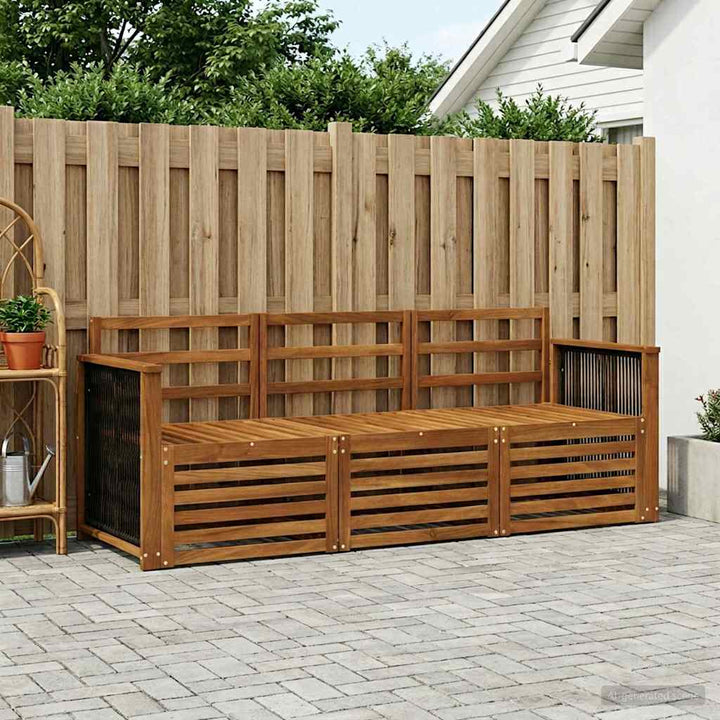 Sofasæt 3 pcs Massivt Akacietræ