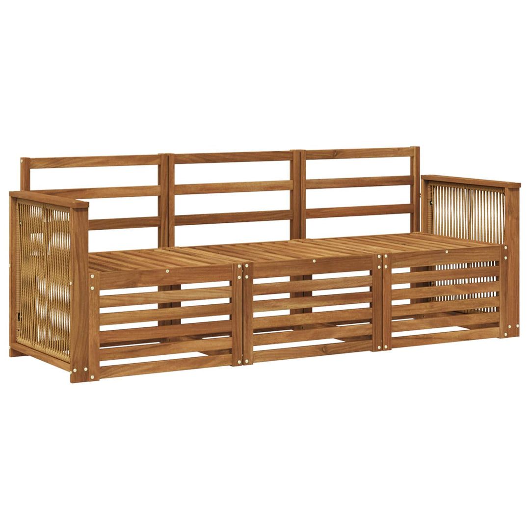 Sofasæt 3 pcs Massivt Akacietræ