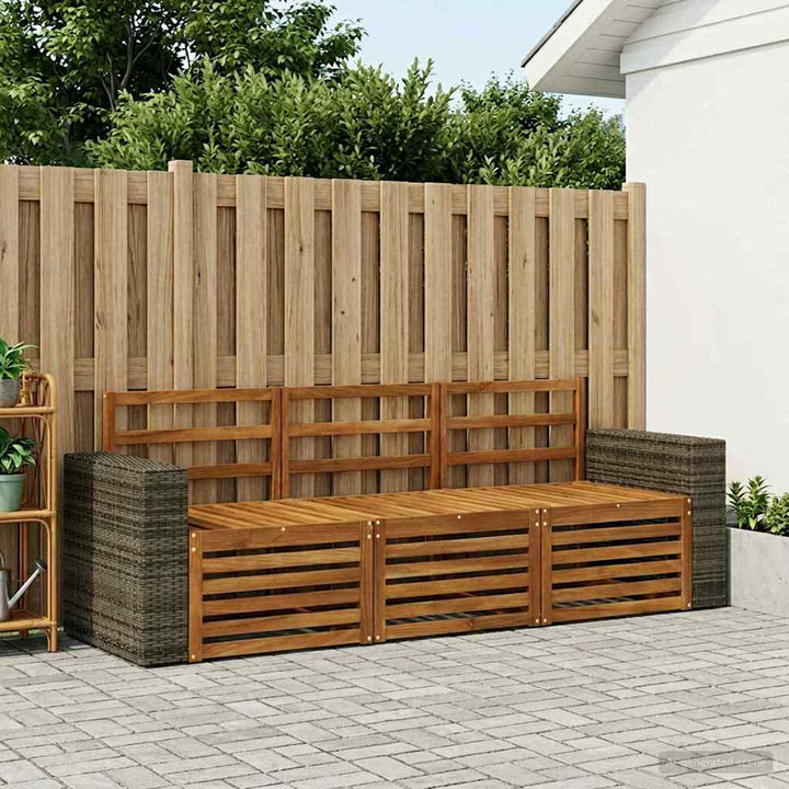 Sofasæt 3 pcs Massivt Akacietræ