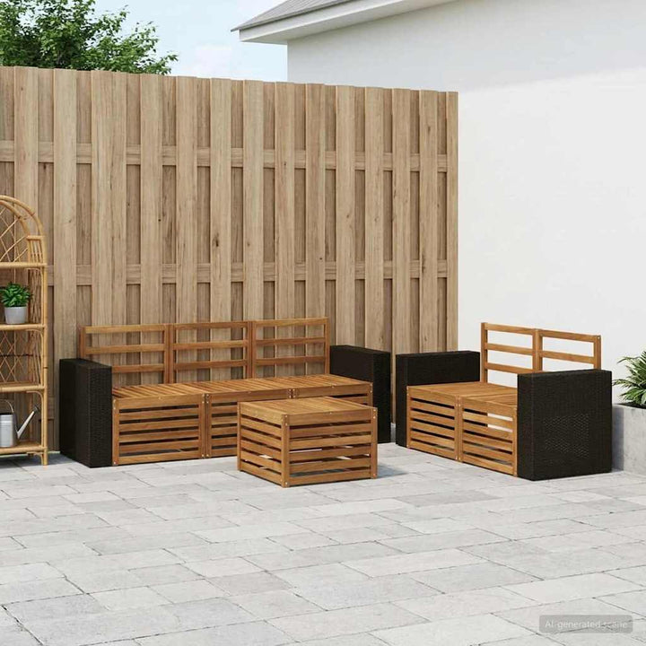 Sofasæt Massivt Akacietræ