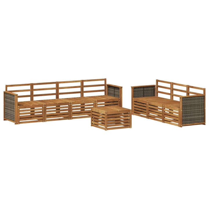 Sofasæt 8 pcs Massivt Akacietræ