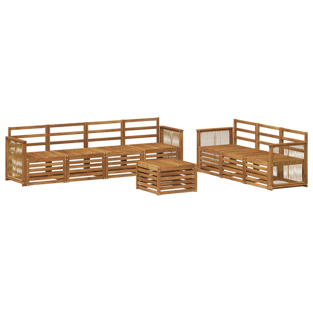 Sofasæt 8 pcs Massivt Akacietræ