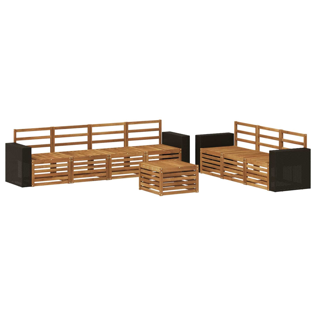 Sofasæt 8 pcs Massivt Akacietræ