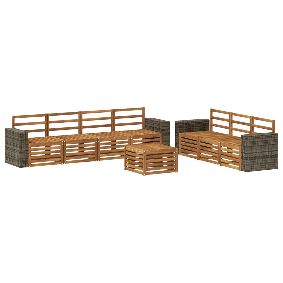 Sofasæt 8 pcs Massivt Akacietræ