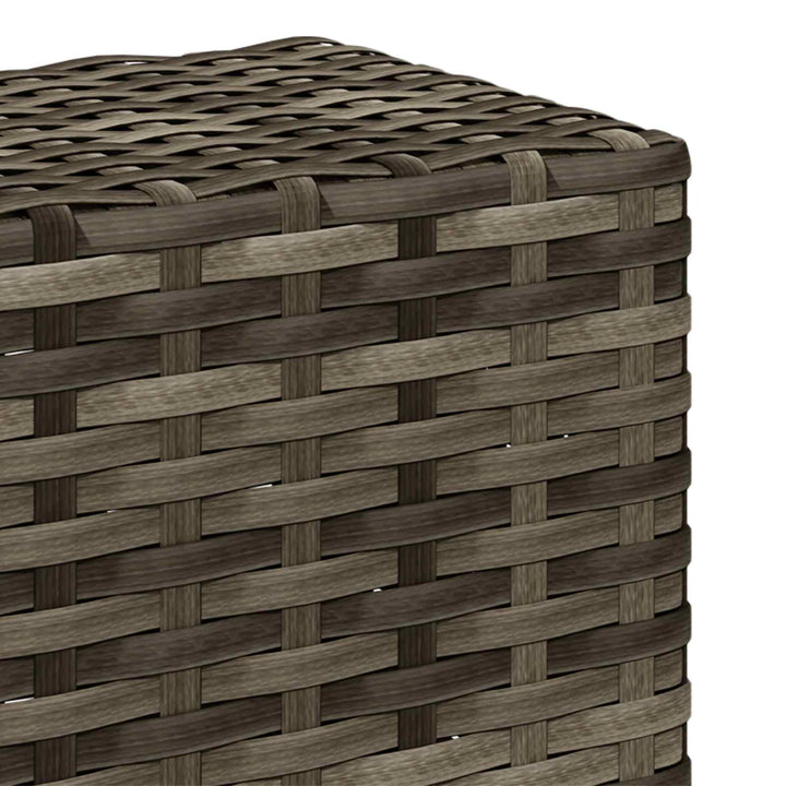 Udendørs sofagruppe med pude 10 pcs Naturlig og Beige Polyester