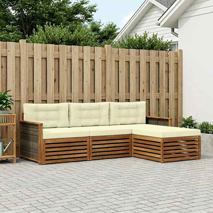 Udendørs sofagruppe Naturlig og Fløde 249,5 x 162,5 x 73 cm