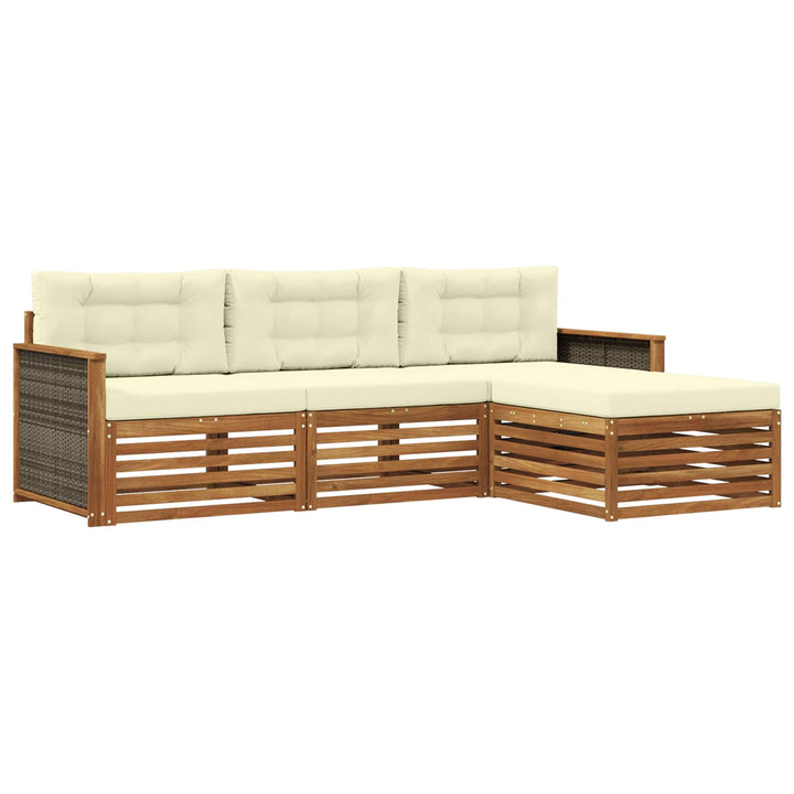 Udendørs sofagruppe Naturlig og Fløde 249,5 x 162,5 x 73 cm