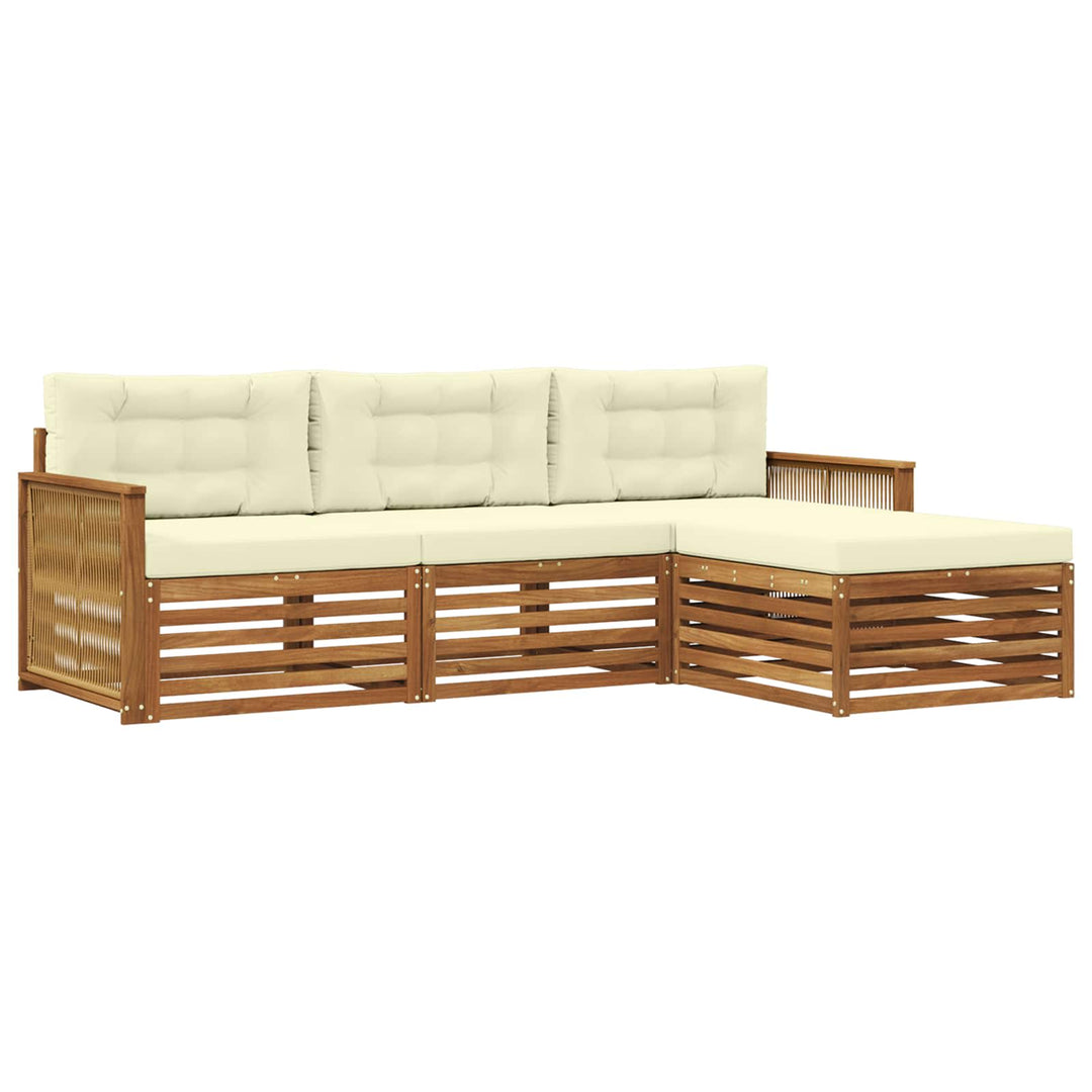 Udendørs sofagruppe Naturlig og Fløde 249 x 162,5 x 73 cm