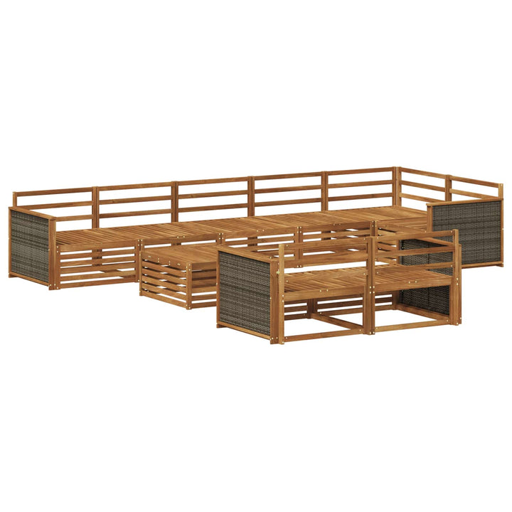 Udendørs sofagruppe 9 pcs