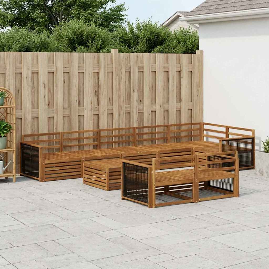 Udendørs sofagruppe 9 pcs