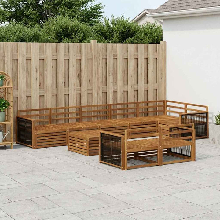 Udendørs sofagruppe 9 pcs