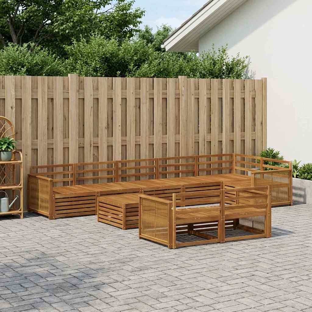 Udendørs sofagruppe 9 pcs