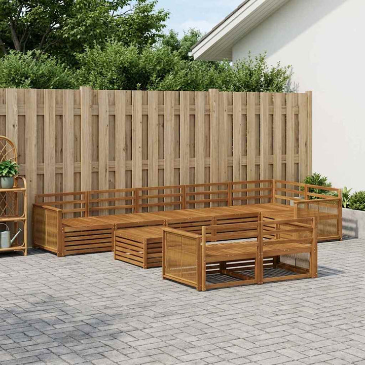 Udendørs sofagruppe 9 pcs