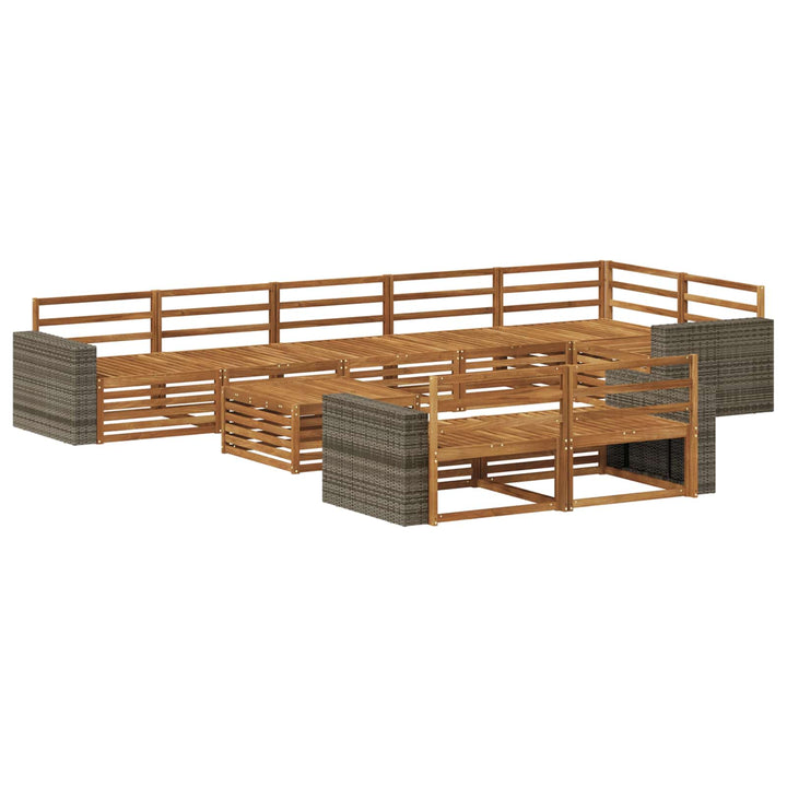 Udendørs sofagruppe 9 pcs
