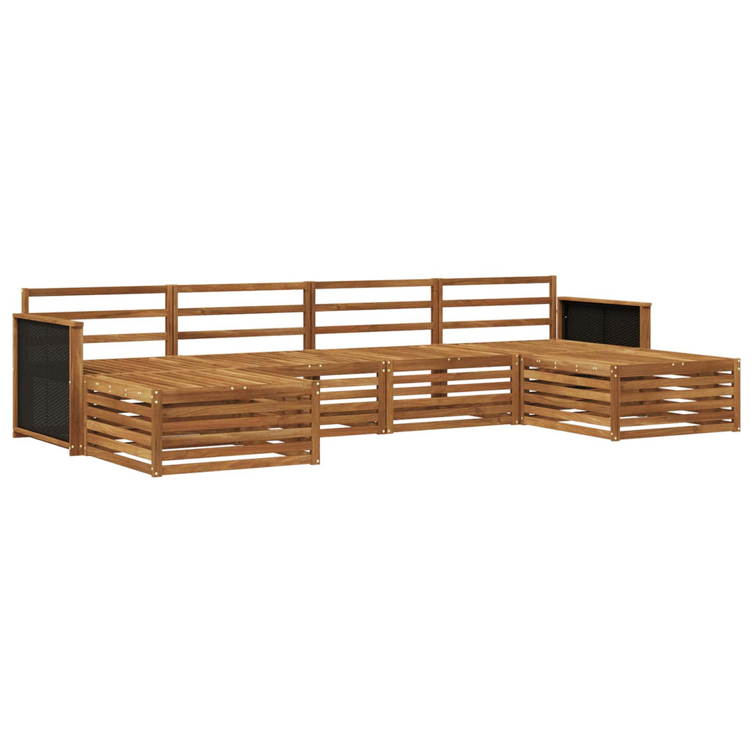Sofasæt 6 pcs Massivt Akacietræ