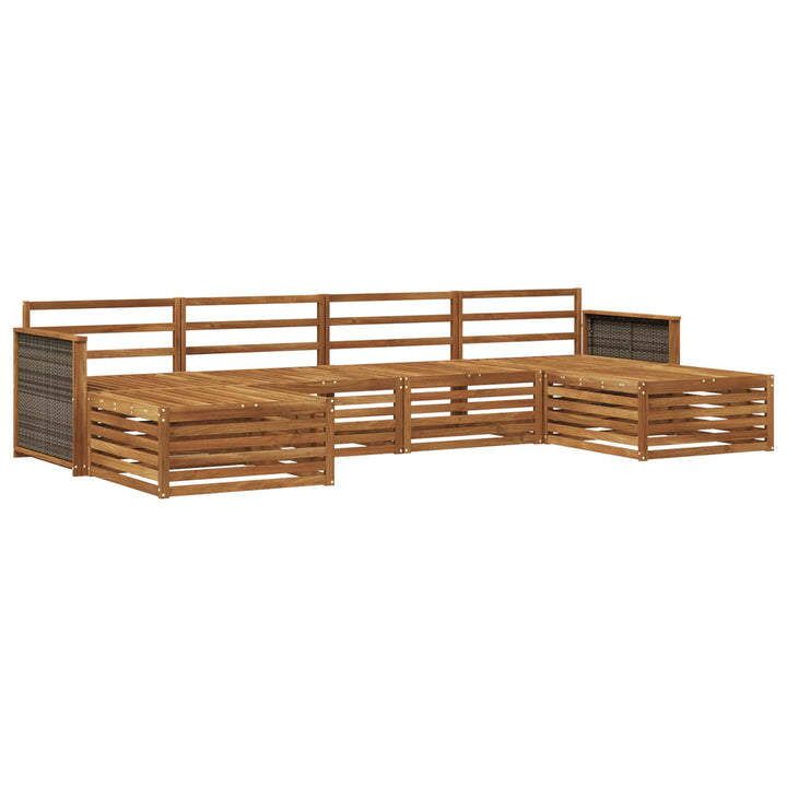 Sofasæt 6 pcs Massivt Akacietræ