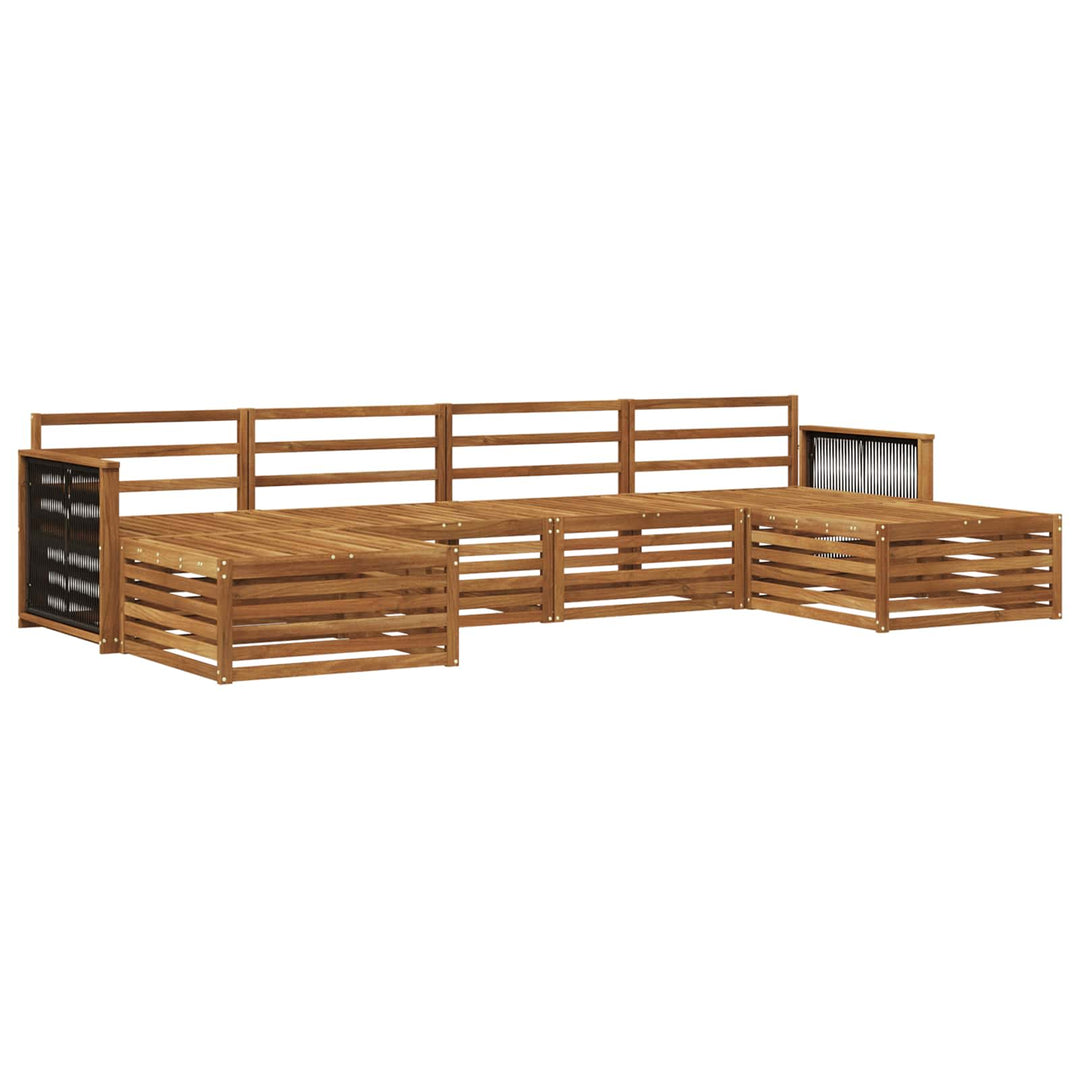 Sofasæt 6 pcs Massivt Akacietræ