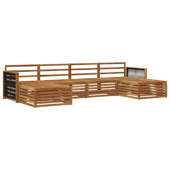 Sofasæt 6 pcs Massivt Akacietræ