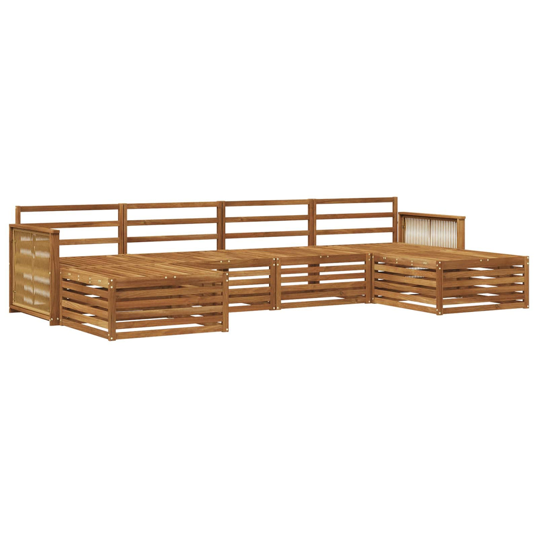 Sofasæt 6 pcs Massivt Akacietræ