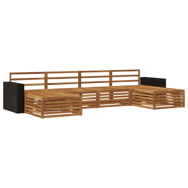 Sofasæt 6 pcs Massivt Akacietræ