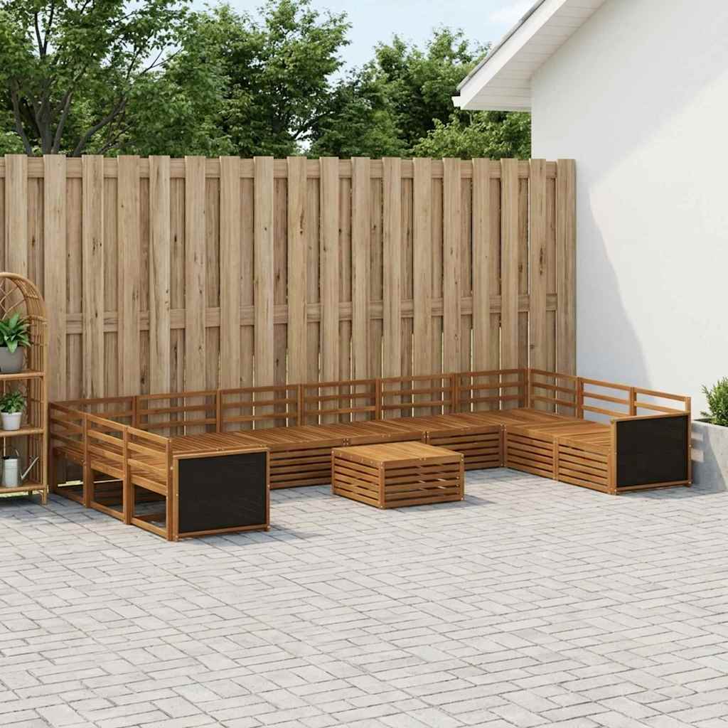 Sofasæt 11 pcs Massivt Akacietræ