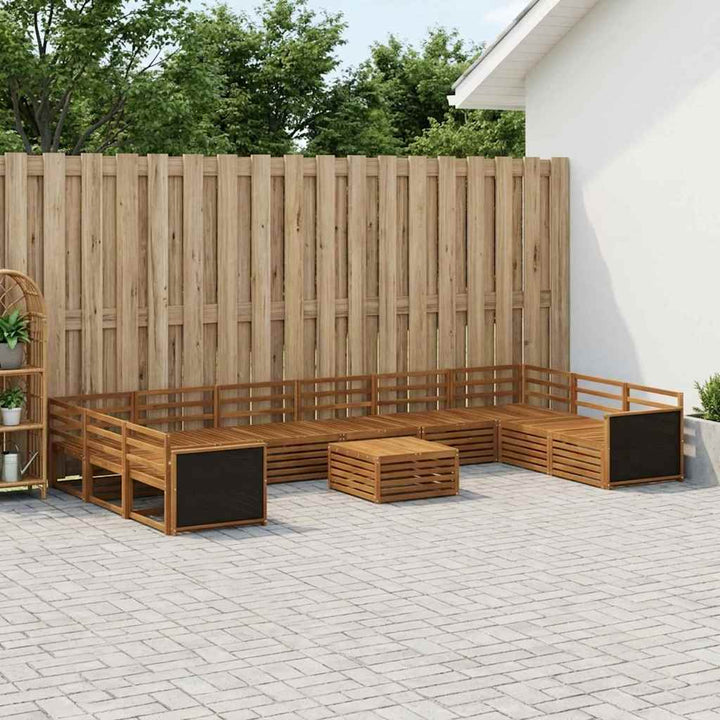 Sofasæt 11 pcs Massivt Akacietræ