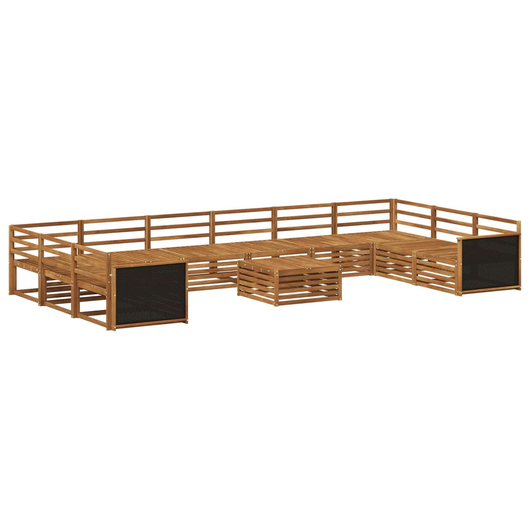 Sofasæt 11 pcs Massivt Akacietræ