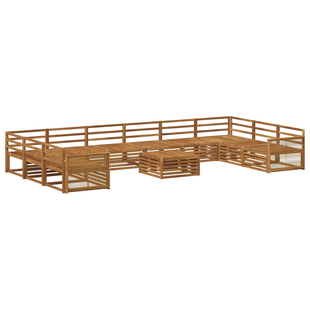 Sofasæt 11 pcs Massivt Akacietræ