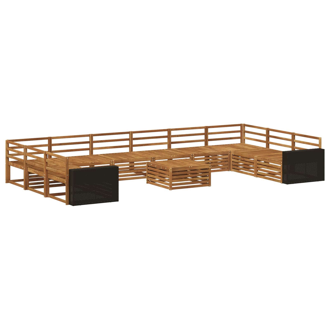 Sofasæt 11 pcs Massivt Akacietræ