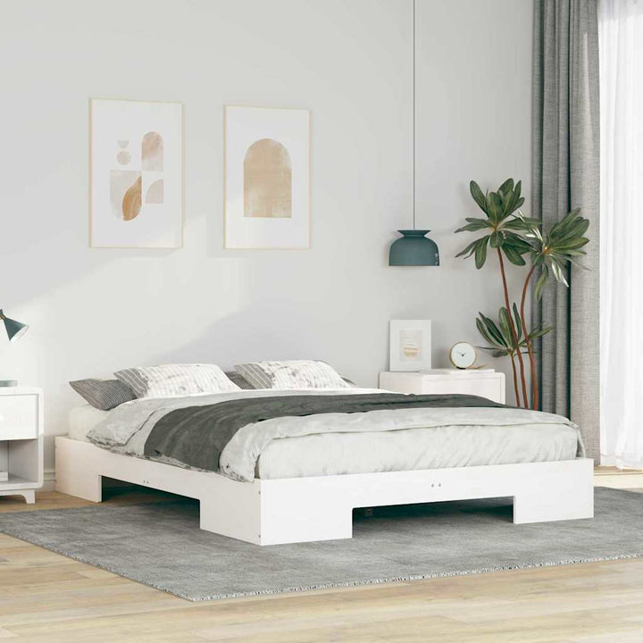 Sengestel Hvid 160 x 200 cm