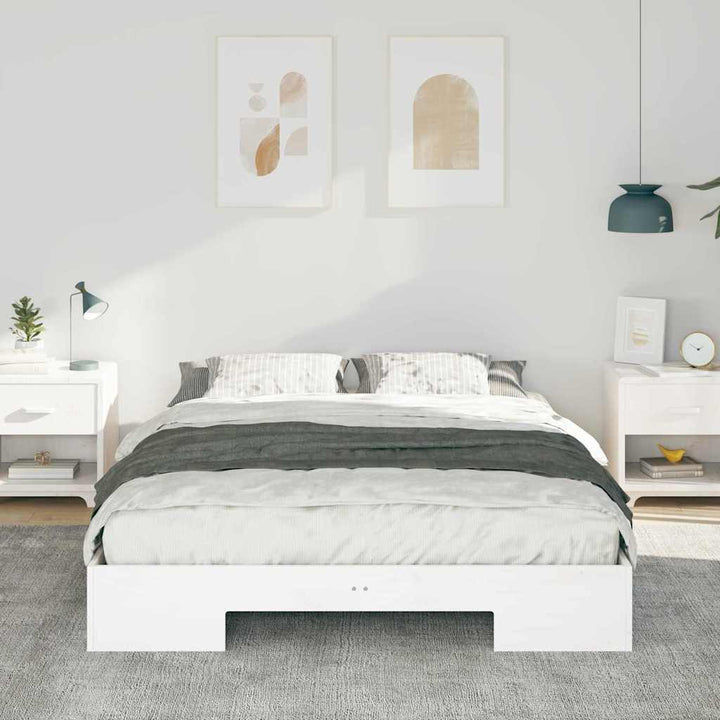 Sengestel Hvid 160 x 200 cm