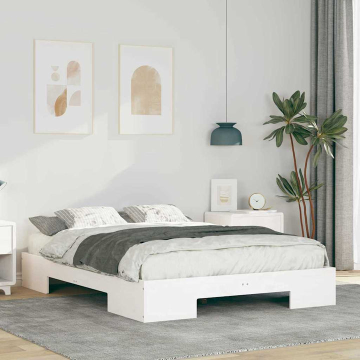 Sengestel Hvid 120 x 200 cm