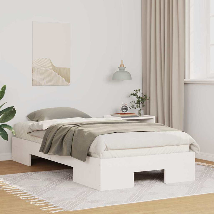 Sengestel Hvid 90 x 190 cm