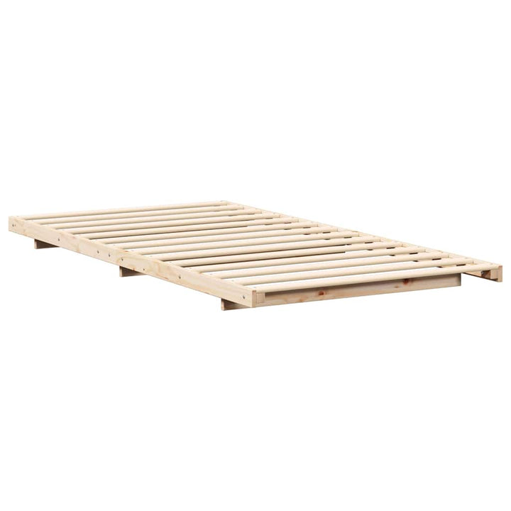 Sengestel Brun 90 x 220 cm Massiv fyrretræ
