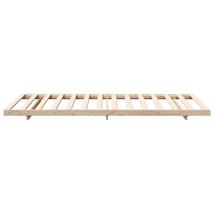 Sengestel Brun 90 x 220 cm Massiv fyrretræ