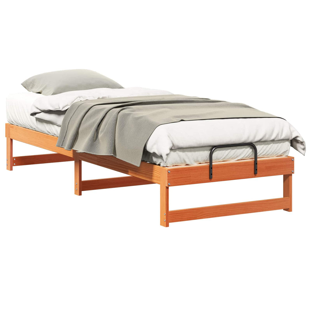 Sengestel Brun 80 x 200 cm Massiv fyrretræ